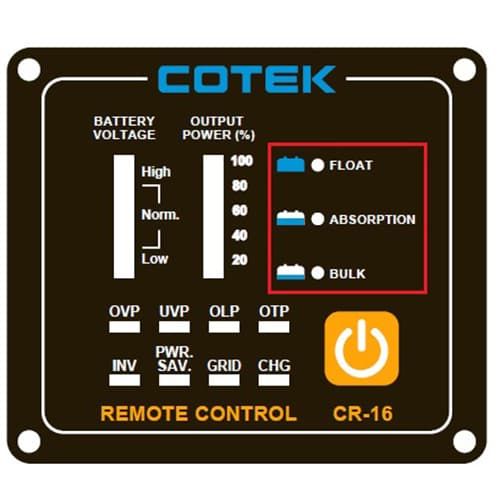 (image for) Cotek, CR-16B, Remote w/ 25" Foot Cable