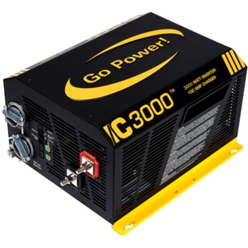 (image for) Go Power, GP-IC-3000-12-PKG, 3000 Watt Inverter / 125 Amp Charger - 50A Transfer Switch, Includes ICR-50 Remote