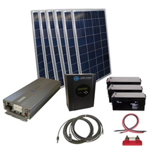 720 watt Off Grid Solar Kit with 3000 Watt Power Inverter