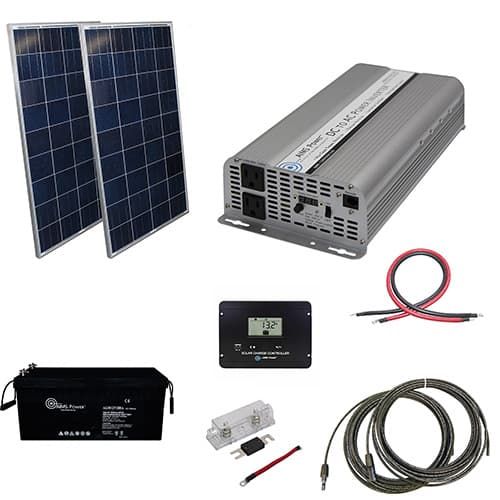 AIMS 12 Volt Off Grid Solar Kits