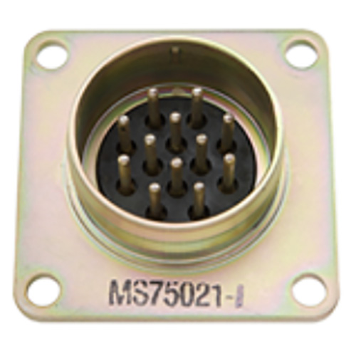 (image for) SEC America, MS 75021-2, Panel Connector NATO - 12 pin Female