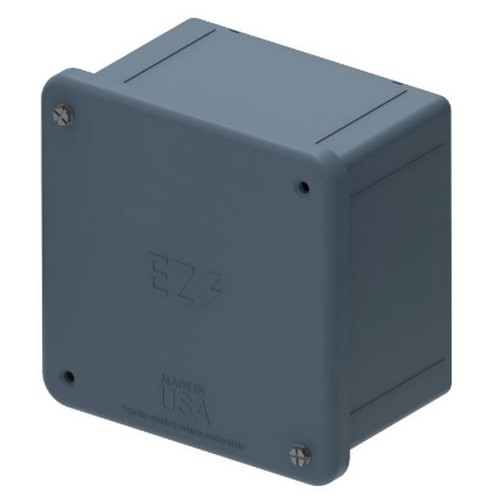 (image for) EZ Solar, JB-M.443+, Polycarbonate Junction Box 443+, Nema 3R, Weepholes