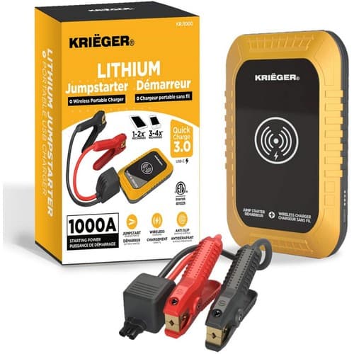 Portable car battery jump starter • See prices »
